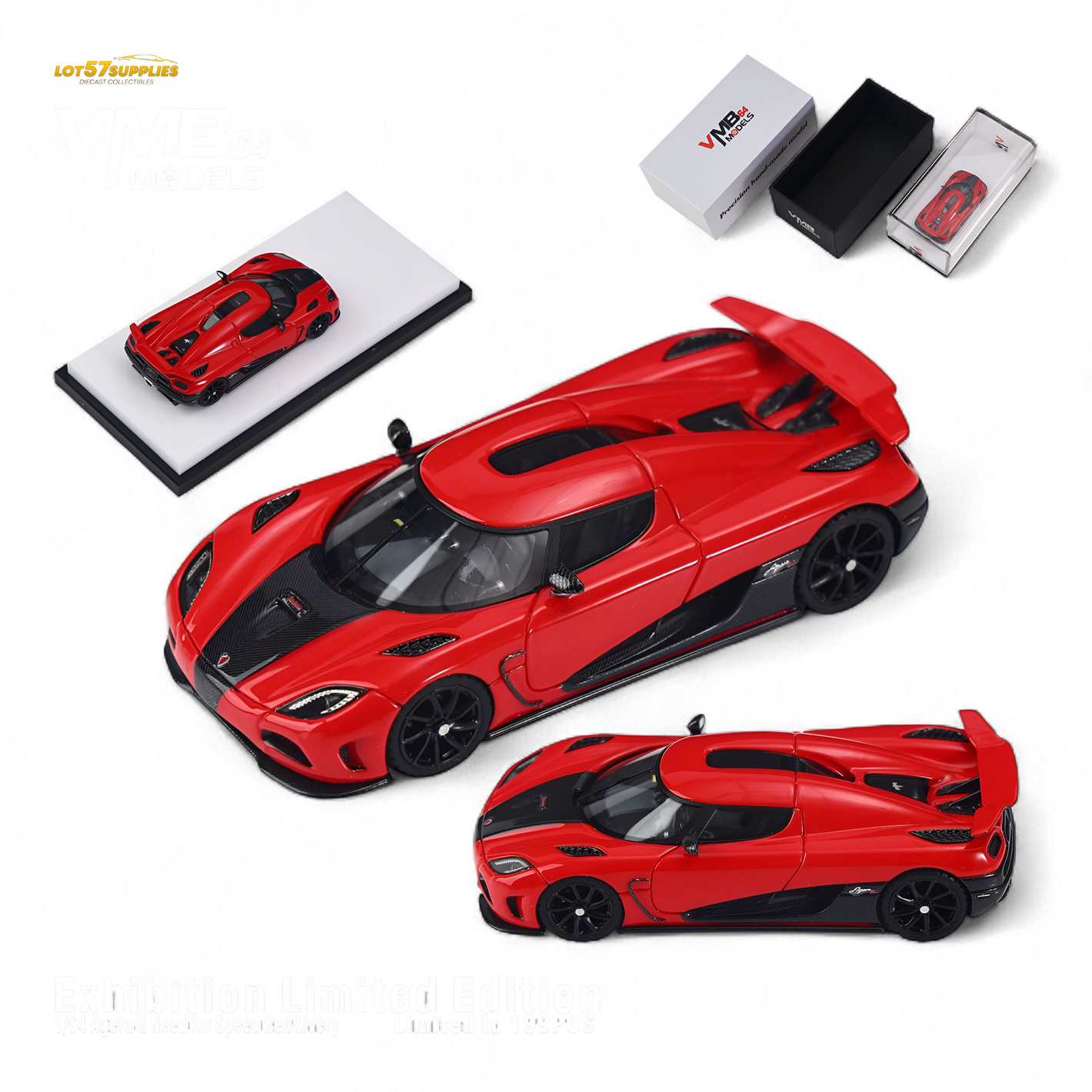 (Pre-Order) VMB Agera R - Need for Speed Red Foshan Exhibition Limited Edition 1:64