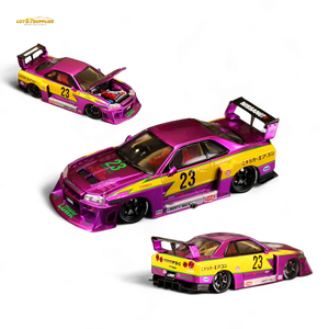 (Pre-Order) Street Weapon LBWK ER34 - Chromed Purple Special Edition - 1:64