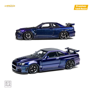 Car's Lounge Skyline GT-R R34 NISMO Z-TUNE - Midnight Purple 1:64