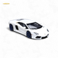 (Pre-Order) Tardis Lamborghini LP700 - Silver Sea White 1:64