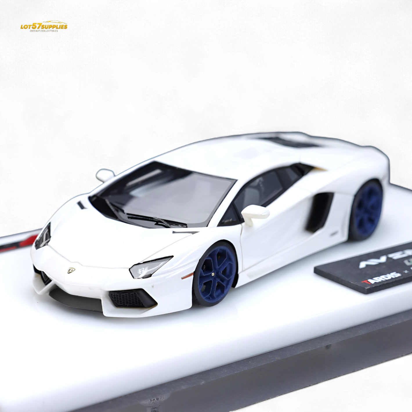 (Pre-Order) Tardis Lamborghini LP700 - Silver Sea White 1:64