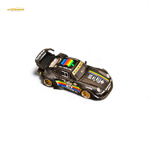 (Pre-Order) Street Weapon RWB 993 - Matte Black Apple Livery - Low Tail 1:64