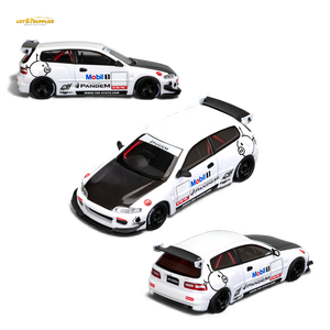 (Pre-Order) Et Model Civic EG6 - Mobil 1# Livery Carbon Cover 1:64