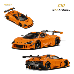 (Pre-Order) CM Model McLaren 720SGT3X - Papaya Orange 1:64