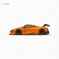 (Pre-Order) CM Model McLaren 720SGT3X - Papaya Orange 1:64