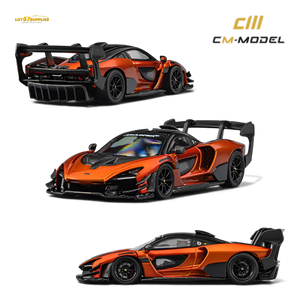 (Pre-Order) CM Model McLaren Senna GTR - Volcano Orange 1:64