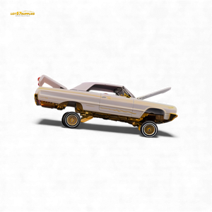 (Pre-Order) Fine Works64 Chevrolet Impala - Metallic Platinum Ordinary - 1:64