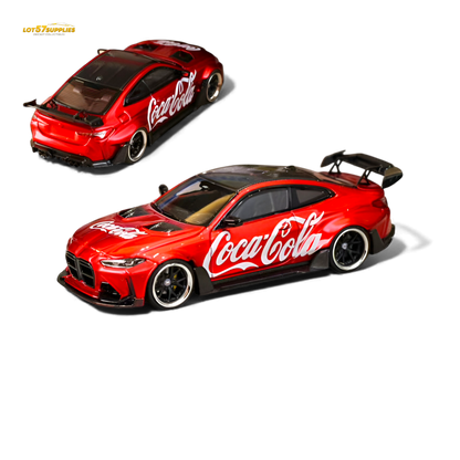 (Pre-Order) Ghost Player BMW G82 M4 Wide-Body Modified - Coca Cola 1:64