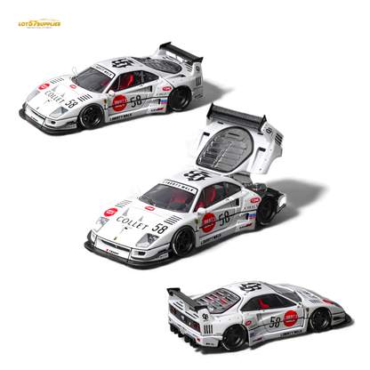 (Pre-Order) Star Models Ferrari F40 LB-Works - White Collet 58# 1:64
