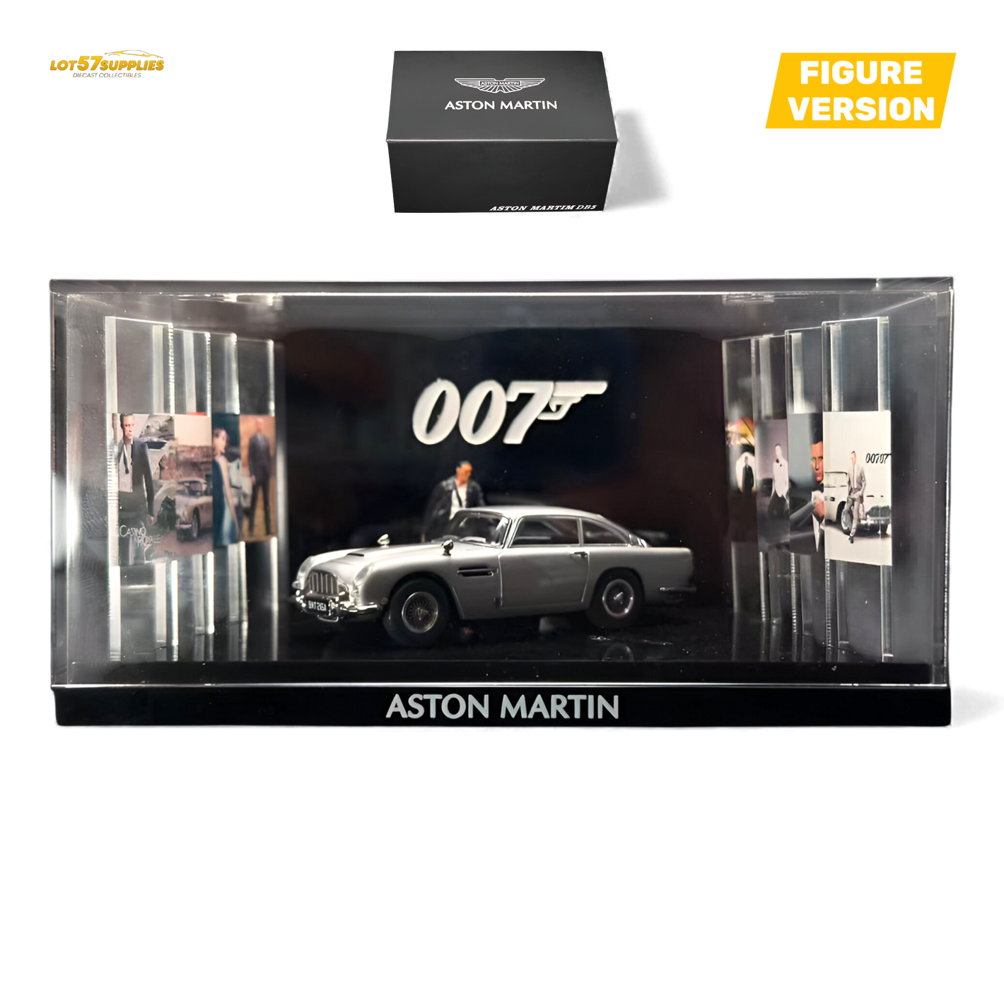 (Pre-Order) 007 DB5 - High Gloss Silver Figurine Ver 1:64