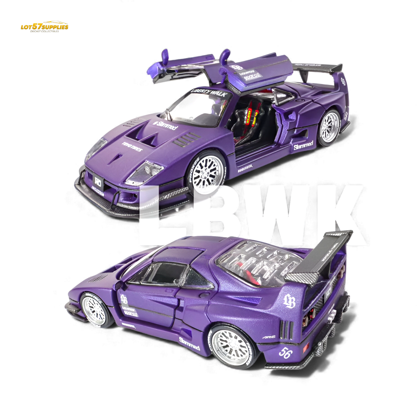 (Pre-Order) Demon King Auto F40 - Royal Purple IMXpo 2025 1:64