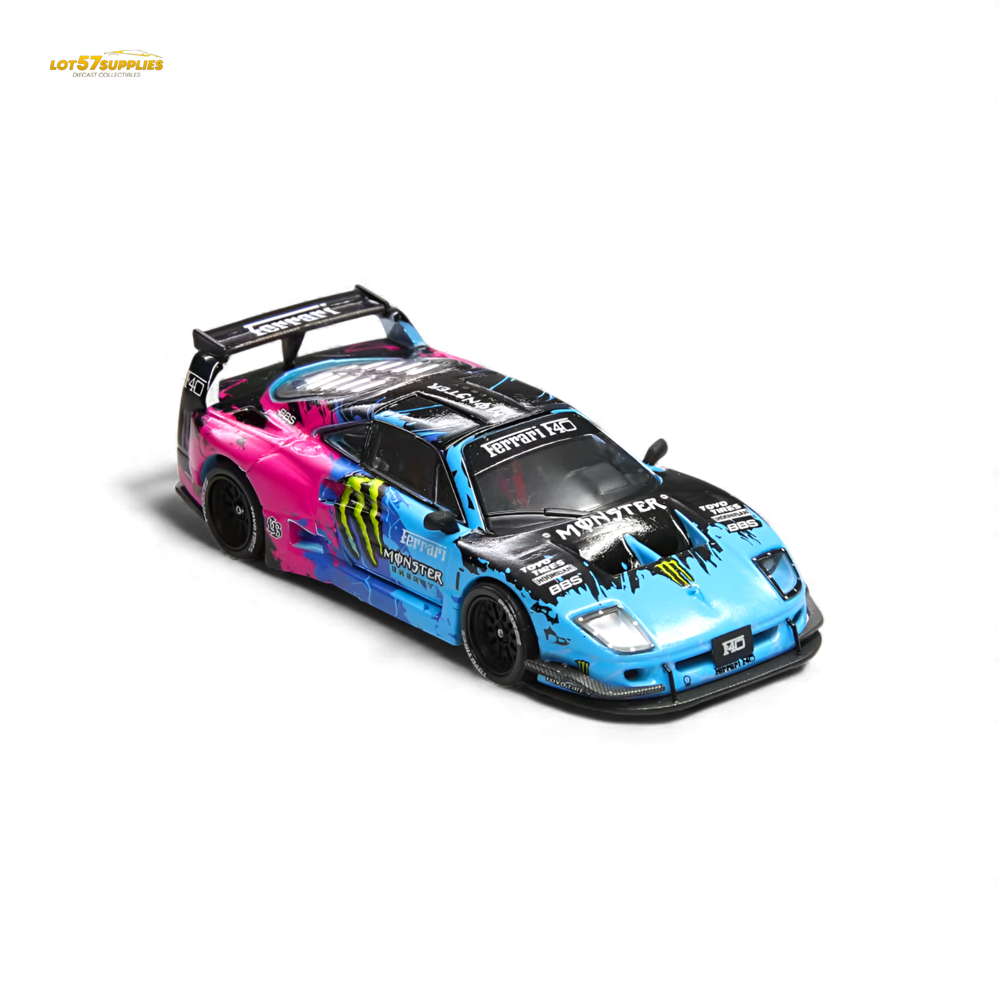 Demon King Auto F40 LB-Works 1:64 Diecast | LOT57 Supplies Demon King Auto F40 LB-Works 1:64 Diecast | LOT57 Supplies