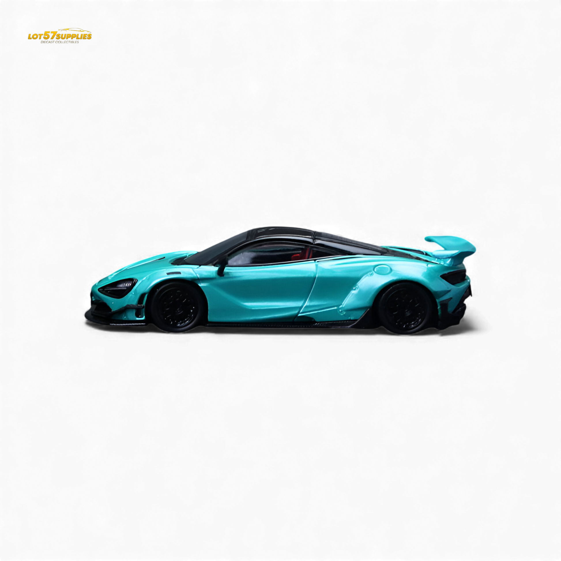 SC McLaren 720S Cyan Blue 1:64 Diecast Model