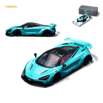 SC McLaren 720S Cyan Blue 1:64 Diecast Model