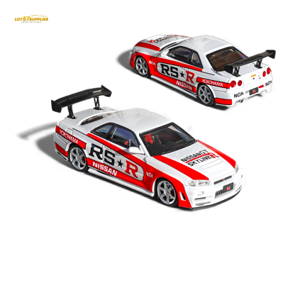 (Pre-Order) Fuji Skyline R34 GT-R Nismo Z-Tune - White RSR 1:64