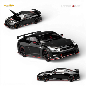 (Pre-Order) Motorhelix Nissan GT-R NISMO R35 Special Edition 2022 - Meteor Black Flake Pearl 1:64