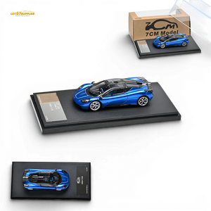 7cm Model Gordon Murray Automotive T.50 Ice Blue 1:64 Diecast Model