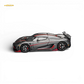 TPC Koenigsegg Agera RS Carbon Fiber Red Stripe 1:64 Diecast Model