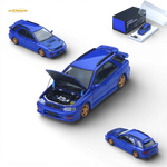 ATS Subaru Impreza WRX Metallic Blue 1:64 Diecast Model