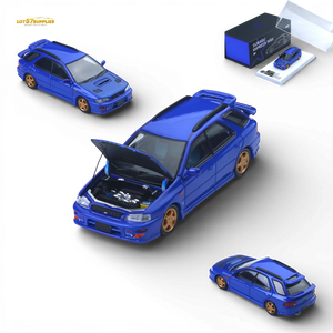 ATS Subaru Impreza WRX Metallic Blue 1:64 Diecast Model