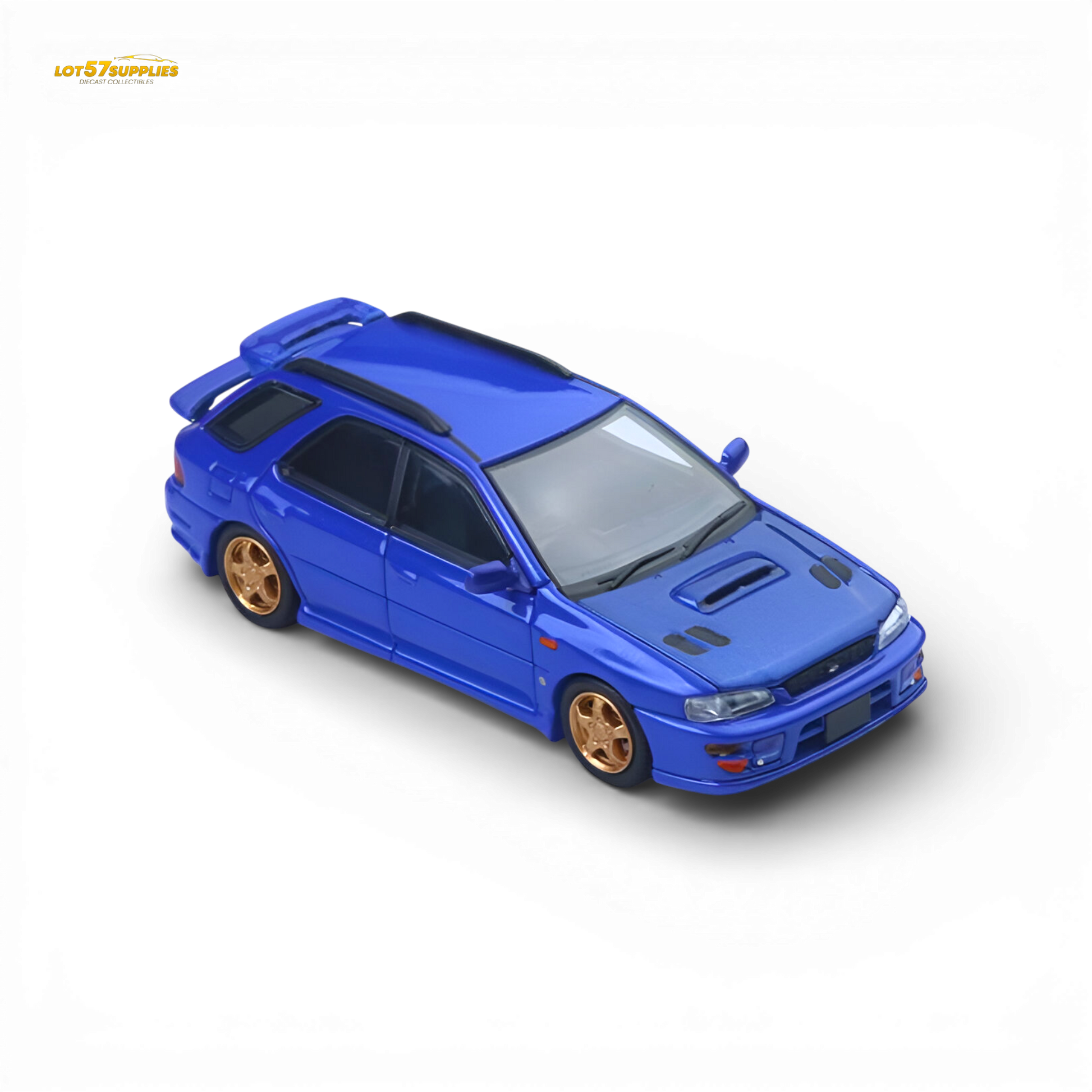 ATS Subaru Impreza WRX Metallic Blue 1:64 Diecast Model