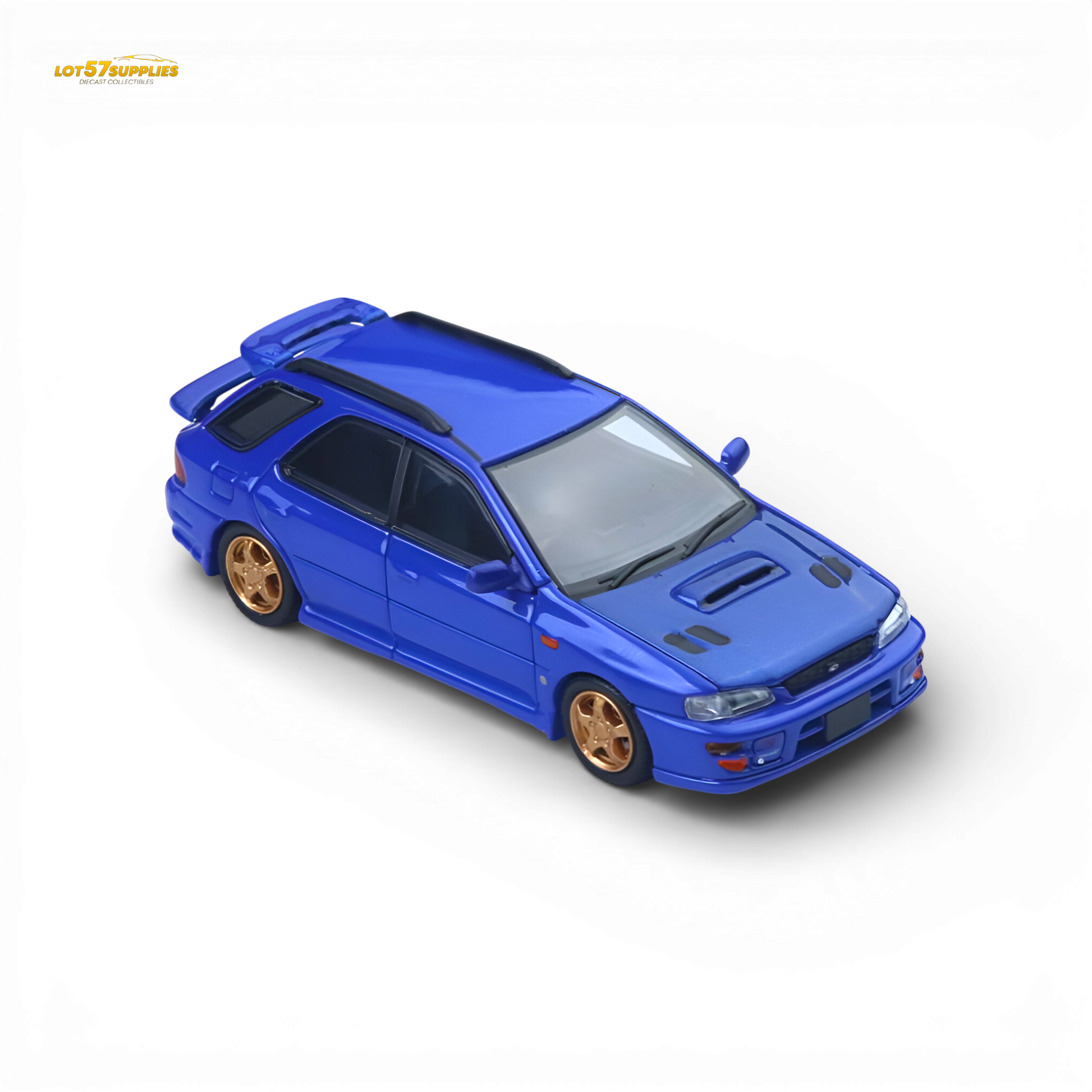 ATS Subaru Impreza WRX Metallic Blue 1:64 Diecast Model