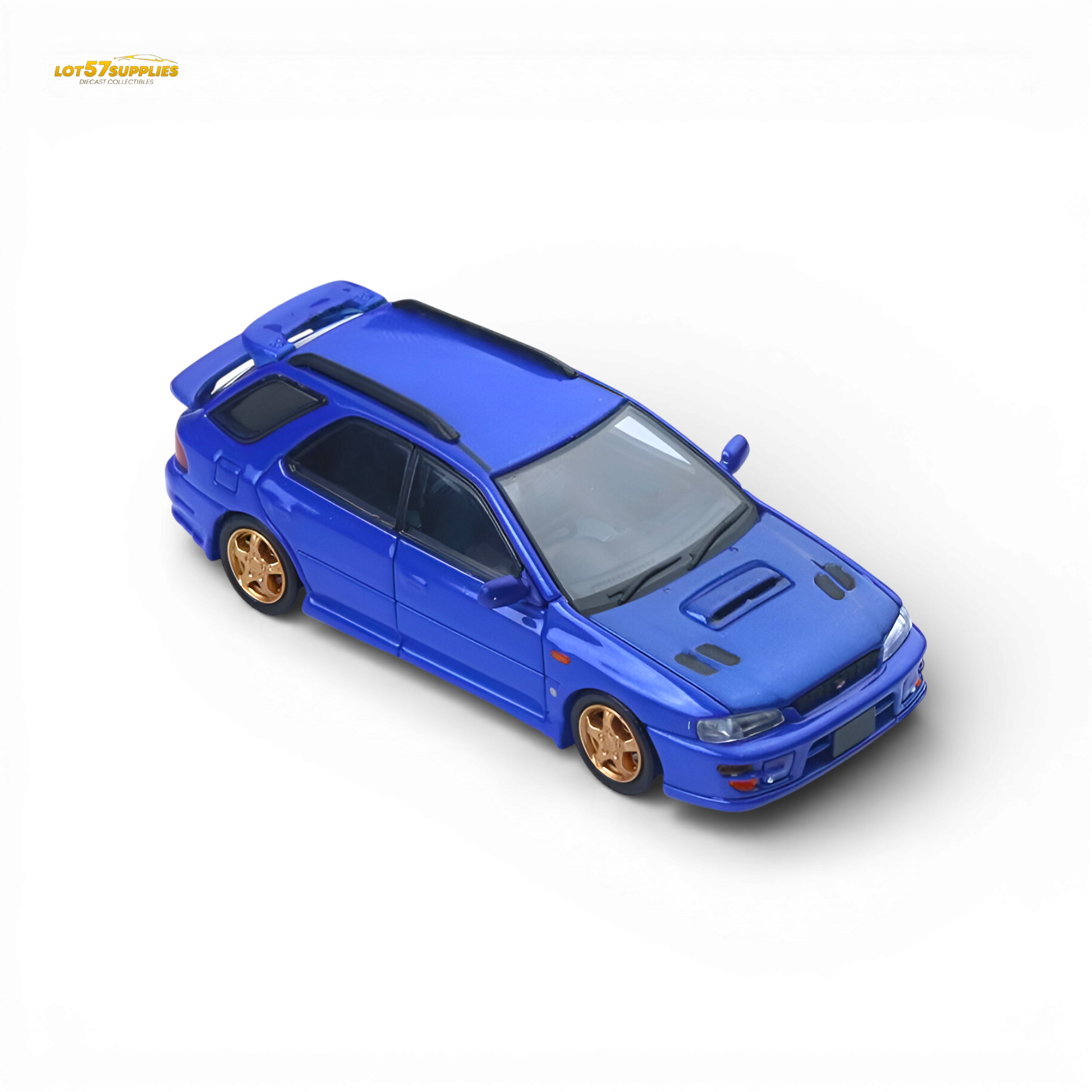 ATS Subaru Impreza WRX Metallic Blue 1:64 Diecast Model