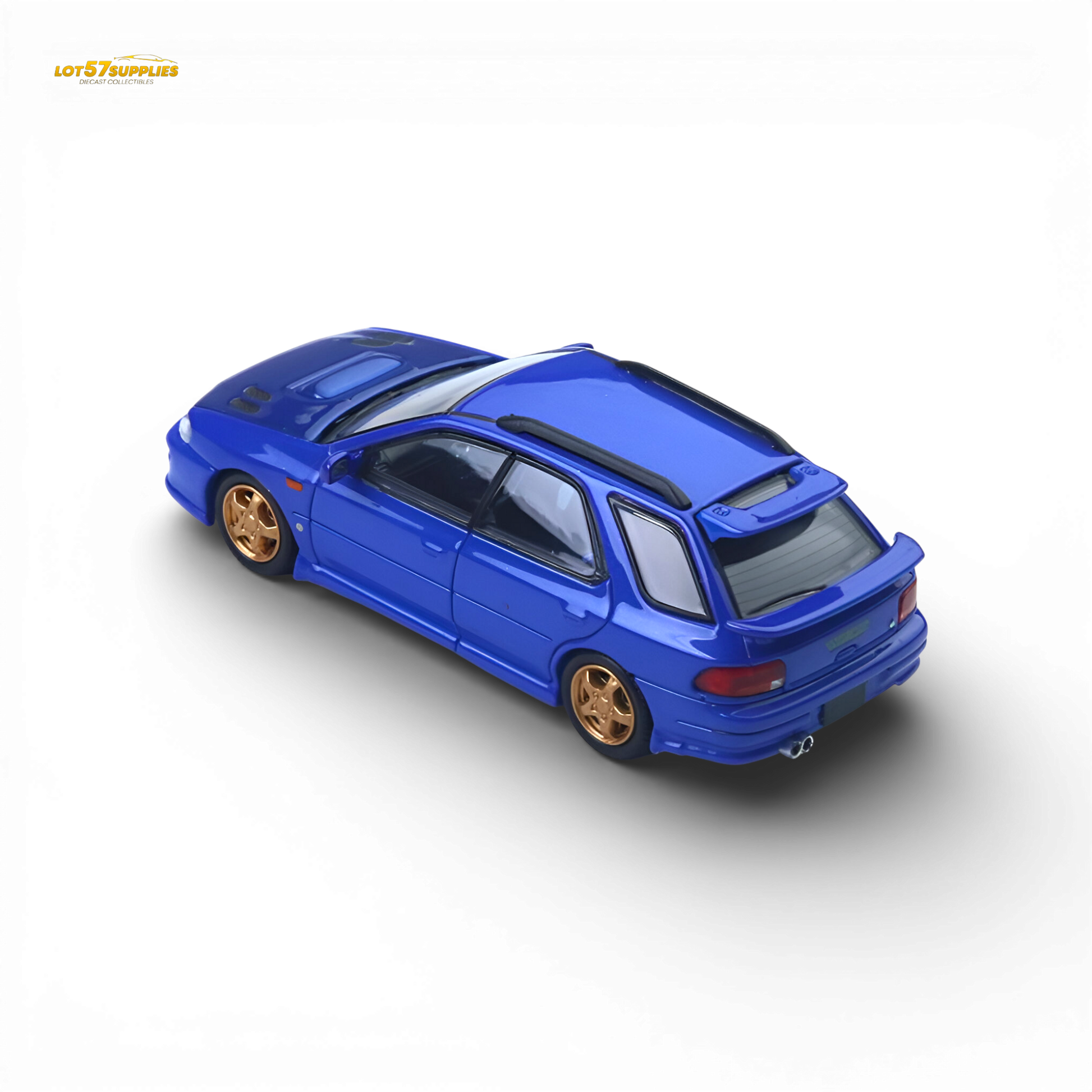 ATS Subaru Impreza WRX Metallic Blue 1:64 Diecast Model