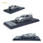MC Toyota Supra JZA80 Silver BLiTZ Livery 1:64 Diecast Model