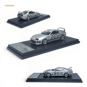 MC Toyota Supra JZA80 Silver BLiTZ Livery 1:64 Diecast Model