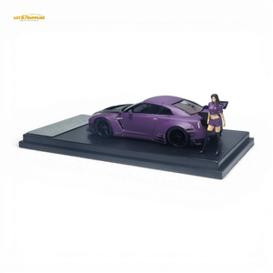 MC Nissan GTR 1.5V Matte Purple 1:64 Diecast Model