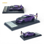 MC Nissan GTR 1.5V Matte Purple 1:64 Diecast Model