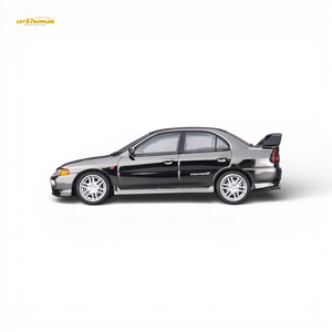 Motorhelix Mitsubishi Lancer EVO IV Gunshot Black 1:64 Diecast Model