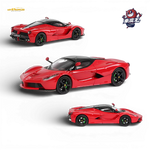 Demon King Auto Ferrari LaFerrari F150 Red Carbon Top 1:64 Diecast Model