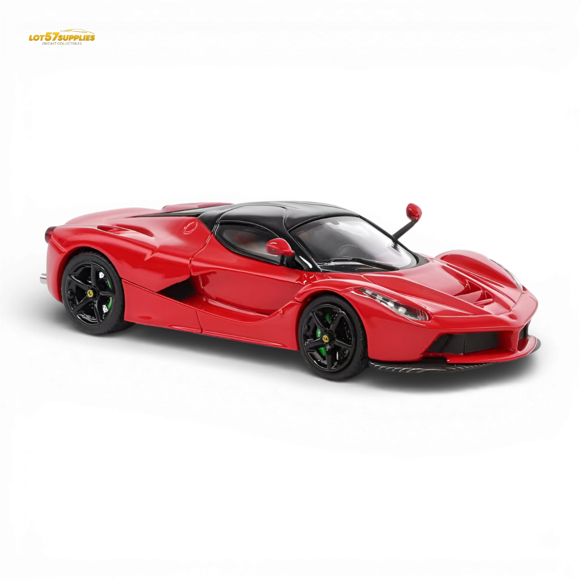 Demon King Auto Ferrari LaFerrari F150 Red Carbon Top 1:64 Diecast Model