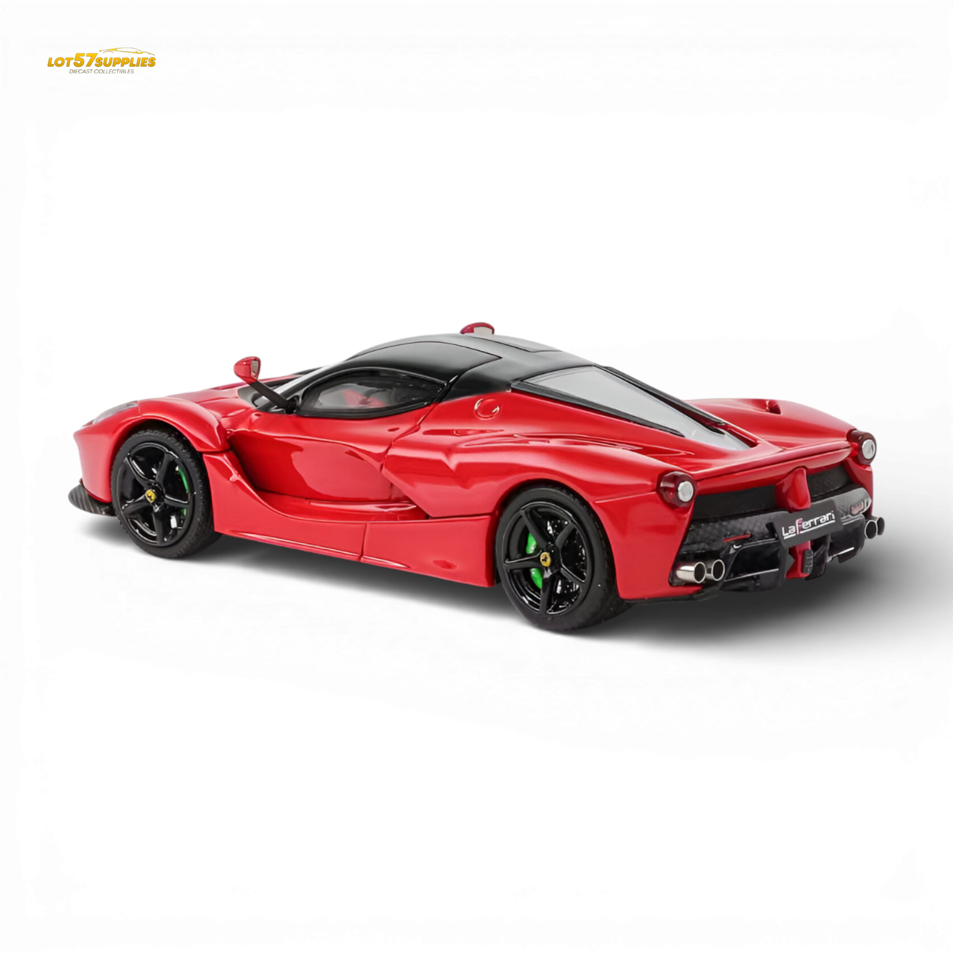 Demon King Auto Ferrari LaFerrari F150 Red Carbon Top 1:64 Diecast Model