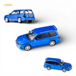 Fiberrun Subaru Forester SG9 Blue 1:64 Scale Diecast Model Multi Angle View