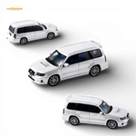 Fiberrun Subaru Forester SG9 Metallic White 1:64 Scale Diecast Model Side Profile