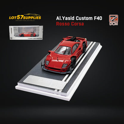 DCM Modified Ferrari F40 AI Yasid in Rosso Corsa 1:64