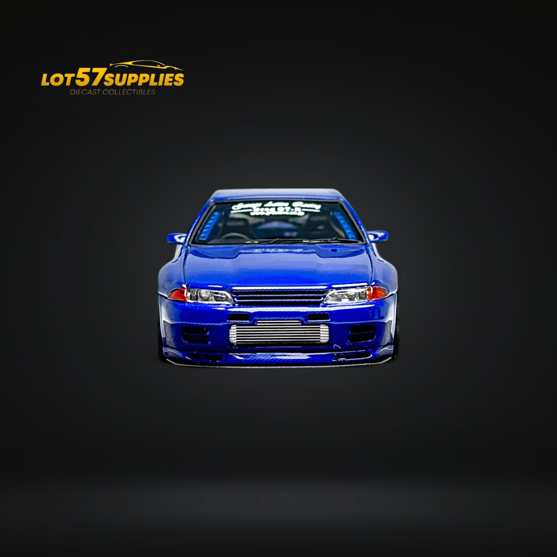 The Laboratory X ZONZO Skyline R32 Active Widebody-R Dry Carbon Fiber Blue 1:64 Resin