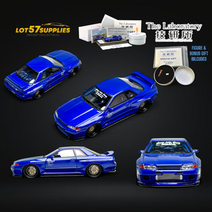 The Laboratory X ZONZO Skyline R32 Active Widebody-R Dry Carbon Fiber Blue 1:64 Resin