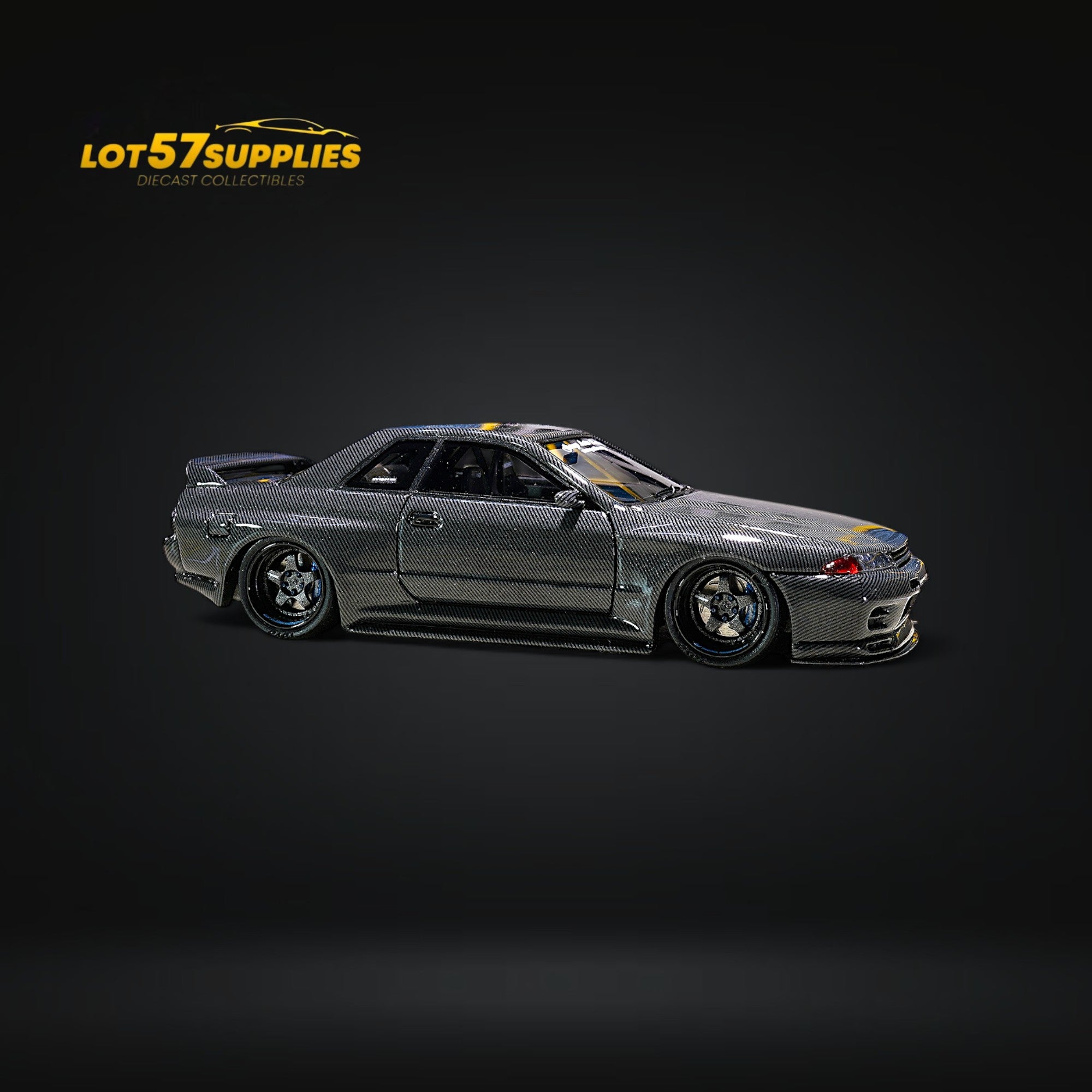 Zonzo Studio 1:64 Skyline R32 Yellow JDM Simulation Limited
