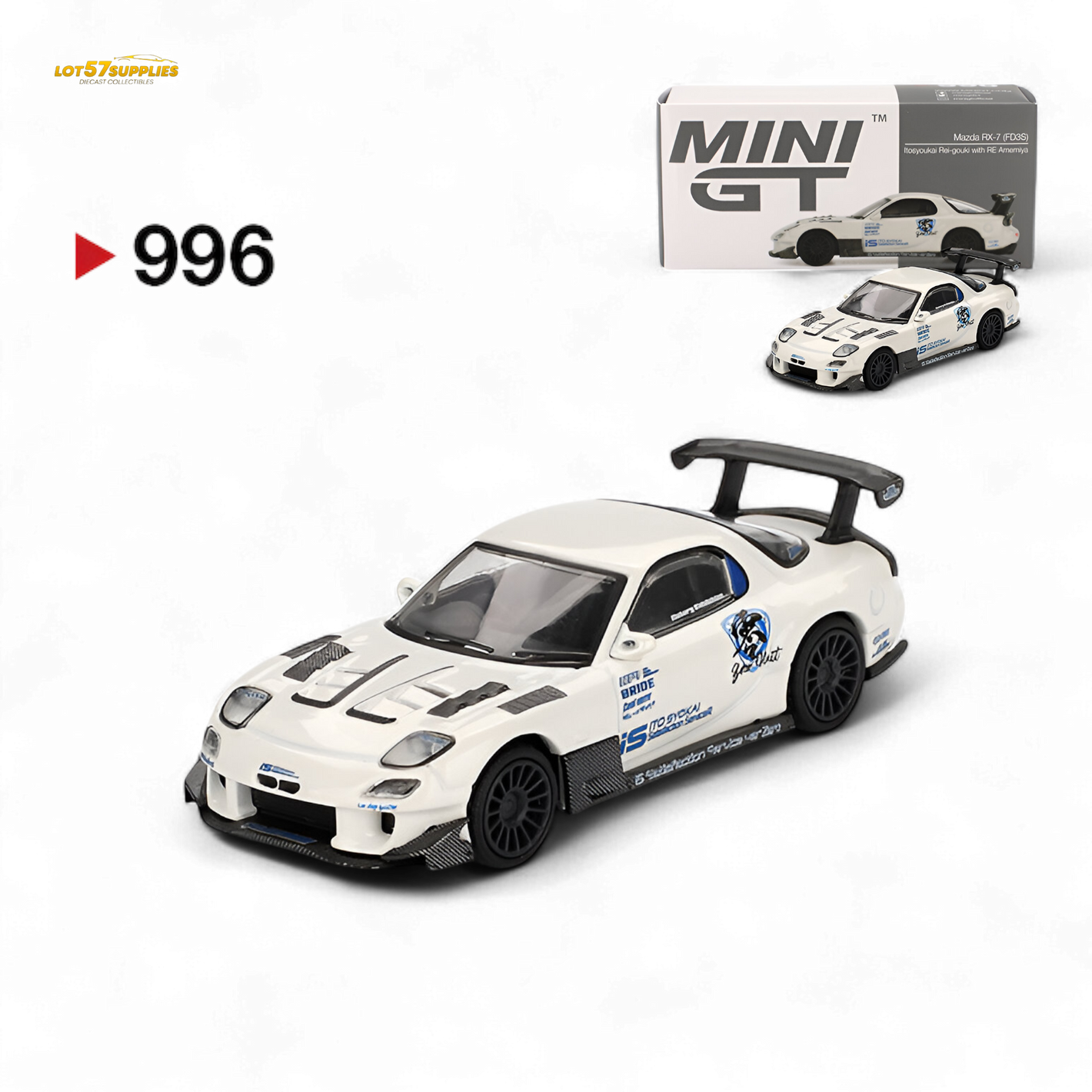 Mini-GT Mazda RX-7 (FD3S) Itosyoukai Rei-gouki withRE Amemiya MGT00996 1:64