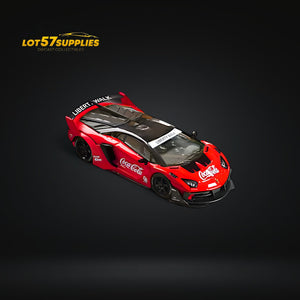 Star Model 1:64 Lamborghini Aventador LBWK LP700-4 GT EVO in Red 1:64