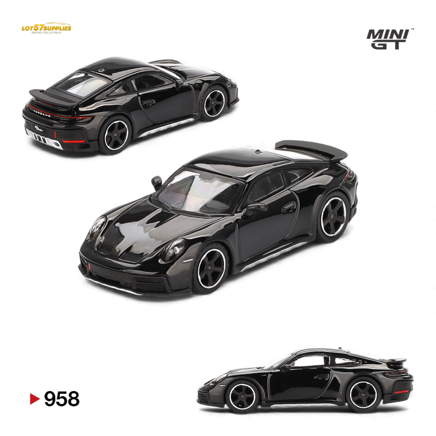 Mini GT Porsche 911 Dakar - Black 1:64