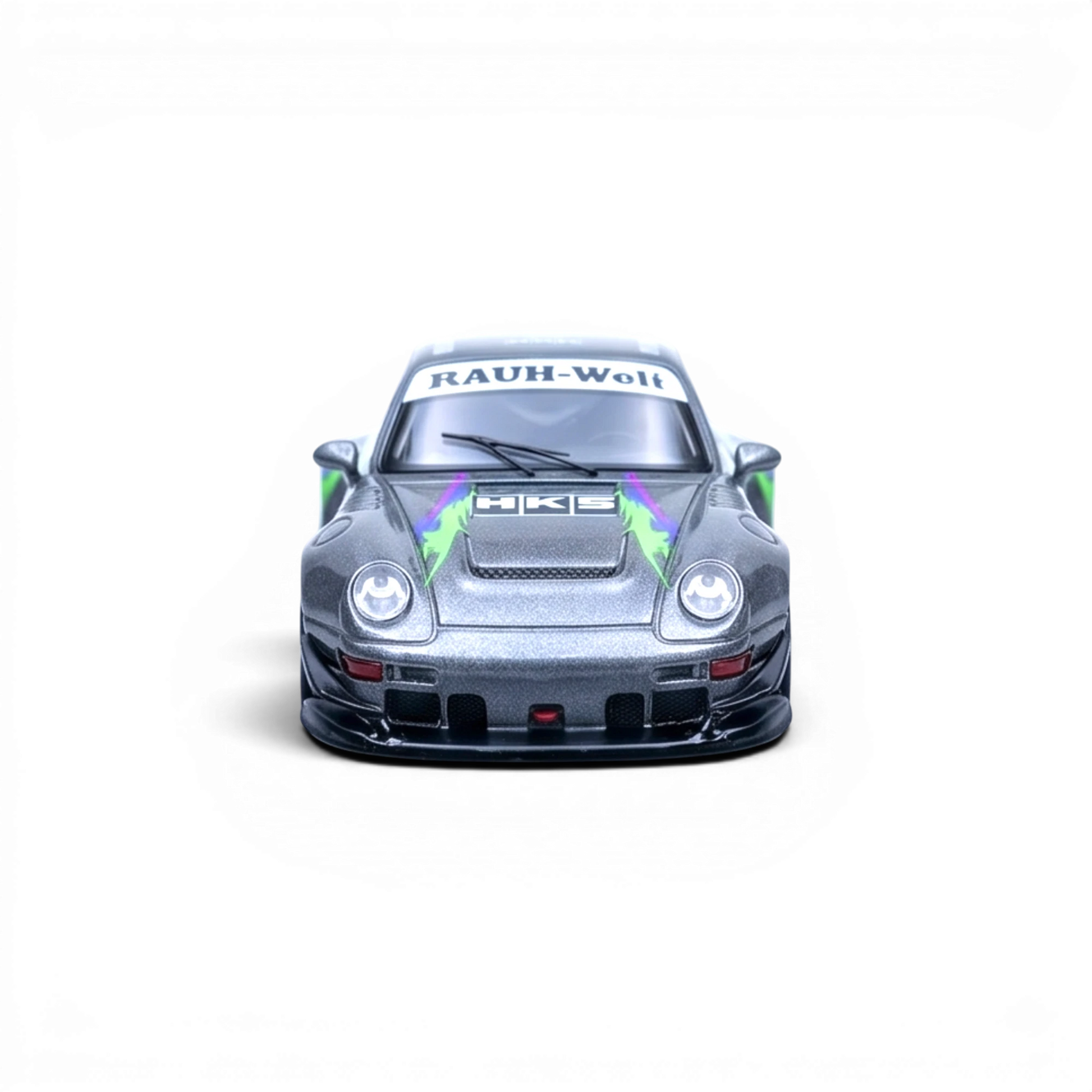 (Pre-Order) DCM x YF Model Porsche 993 Modified - HKS Livery 1:64 — angle 4