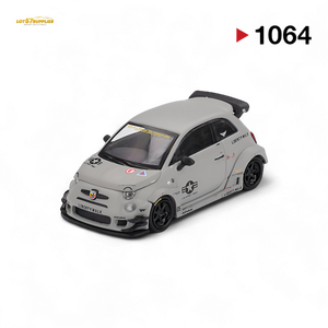 Mini-GT Abarth 595 LB-WORKS x Abas Works Grey MGT00995 1:64