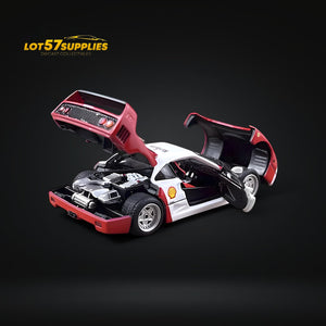 PGM F40 LM Marlb Red - White Livery Ordinary Base 1:64