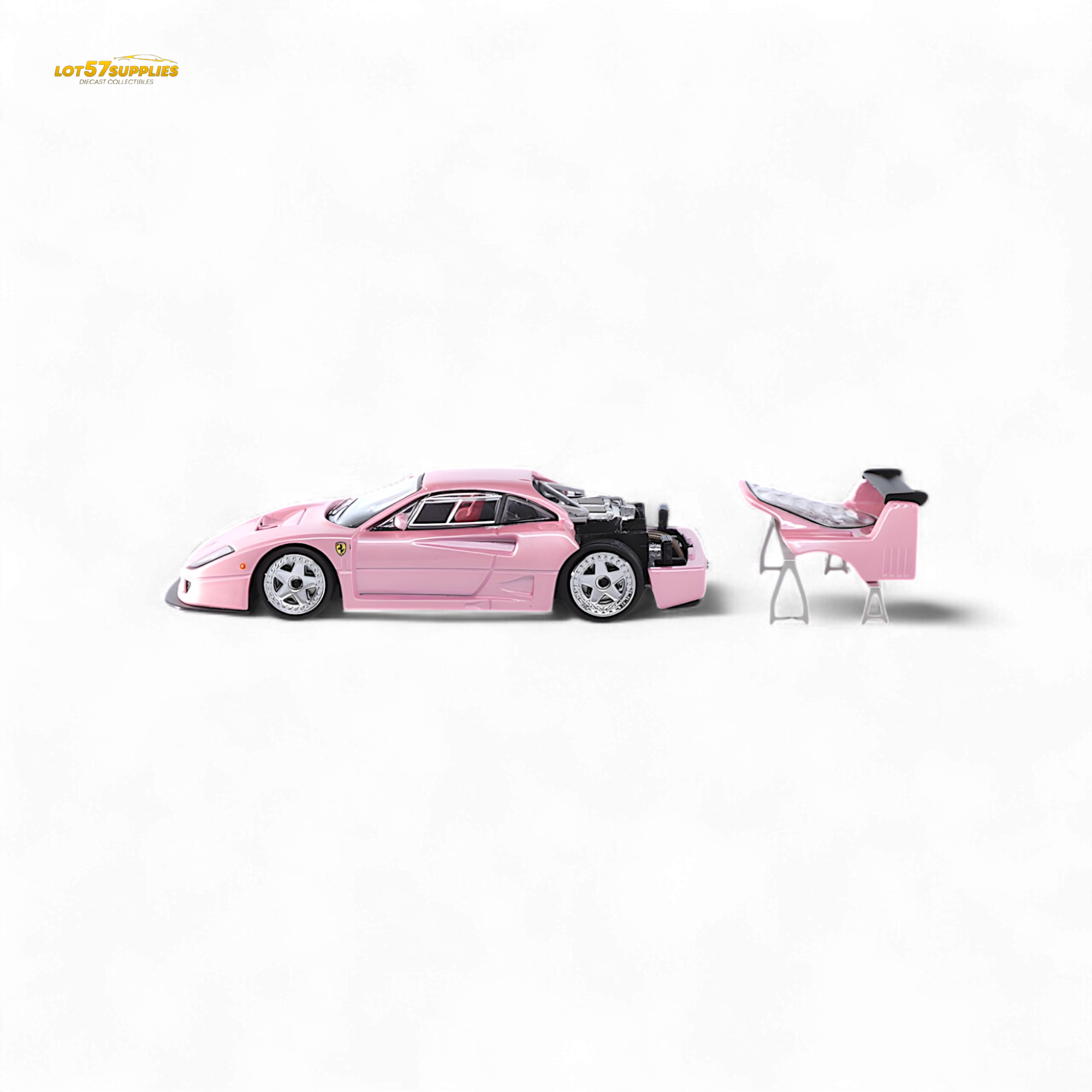 Stance Hunters F40 LM Pink Luxury Box 1:64 - Exquisite Diecast Model Stance Hunters F40 LM Pink Luxury Box 1:64 - Exquisite Diecast Model