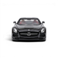(Pre-Order) Fine Works64 Mercedes-Benz SLS AMG BS - Black 1:64 — angle 4